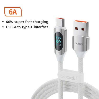 Babizone™ Câble USB-C vers USB-C 100W | Charge Rapide PD & Affichage Numérique