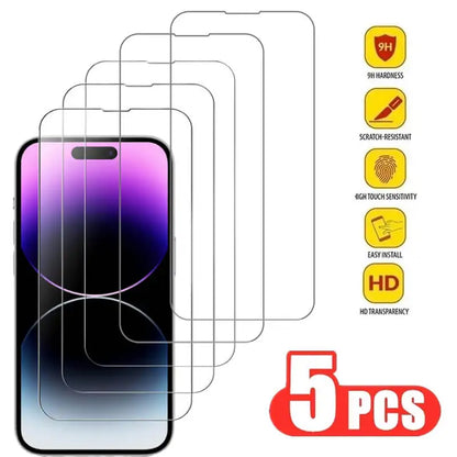 Babizone™ Verre Trempé Haute Protection | Film Protecteur d’Écran pour iPhone 11, 12, 13, 14, 15 & 16 Pro/Pro Max